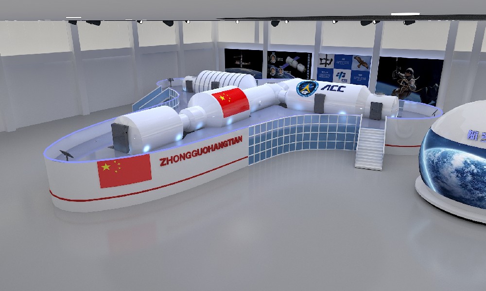 空间站环境系统测试平台展厅设计